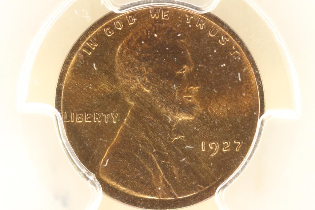1927 LINCOLN CENT PCGS MS64RB (1 of 3)