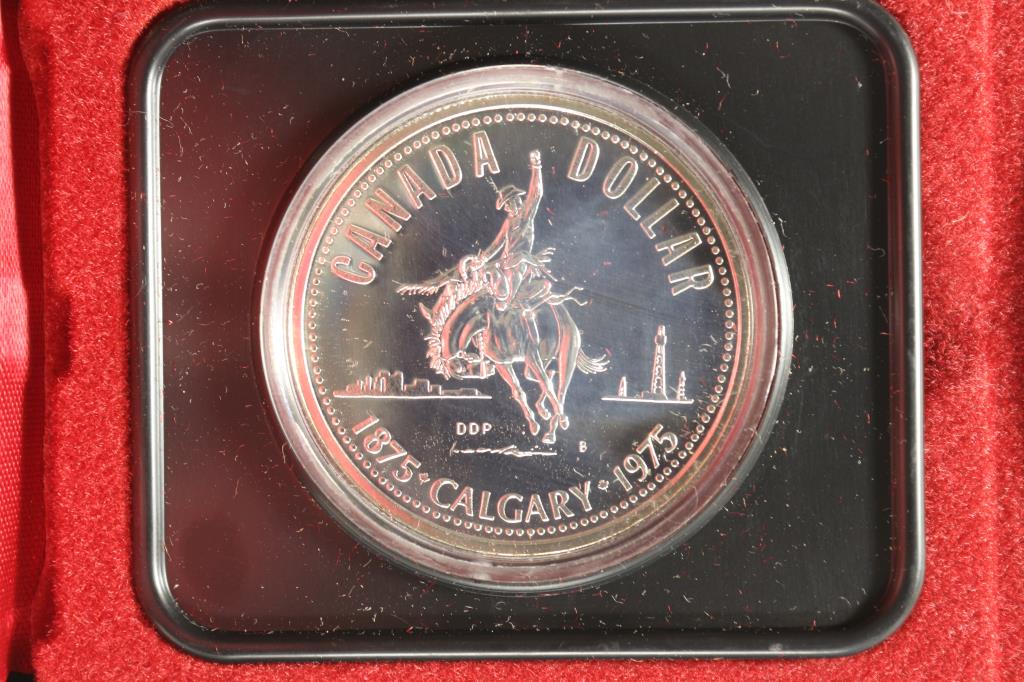 1975 CANADA CALGARY PROOF SILVER DOLLAR (1 of 3)