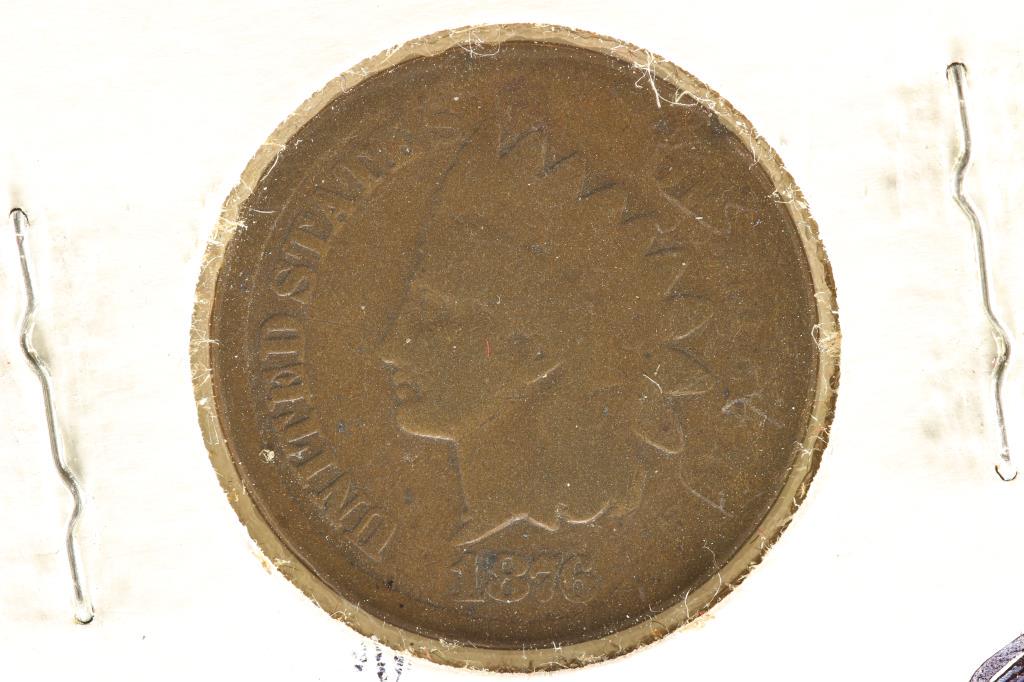 1876 INDIAN HEAD CENT (SEMI-KEY) (1 of 2)
