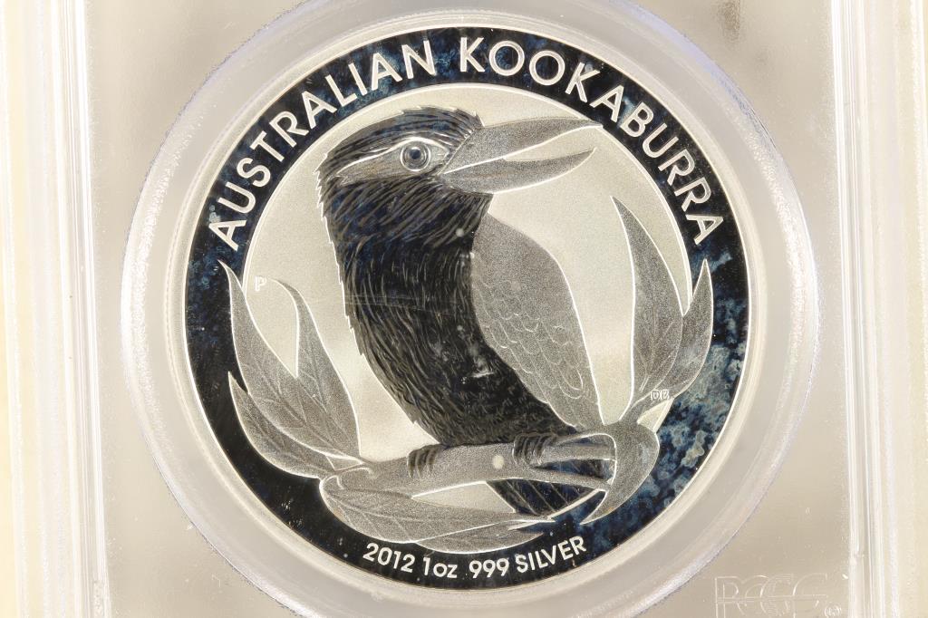 2012-P AUSTRALIA KOOKABURRA 1 OZ SILVER DOLLAR (1 of 3)