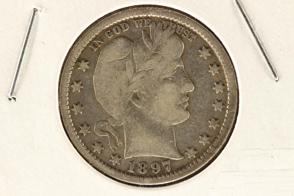 1897-O BARBER QUARTER KEY DATE (FINE) (1 of 2)