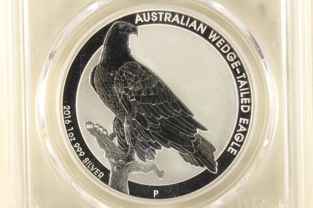 2016-P AUSTRALIA WEDGE TAILED EAGLE SILVER DOLLAR (1 of 4)