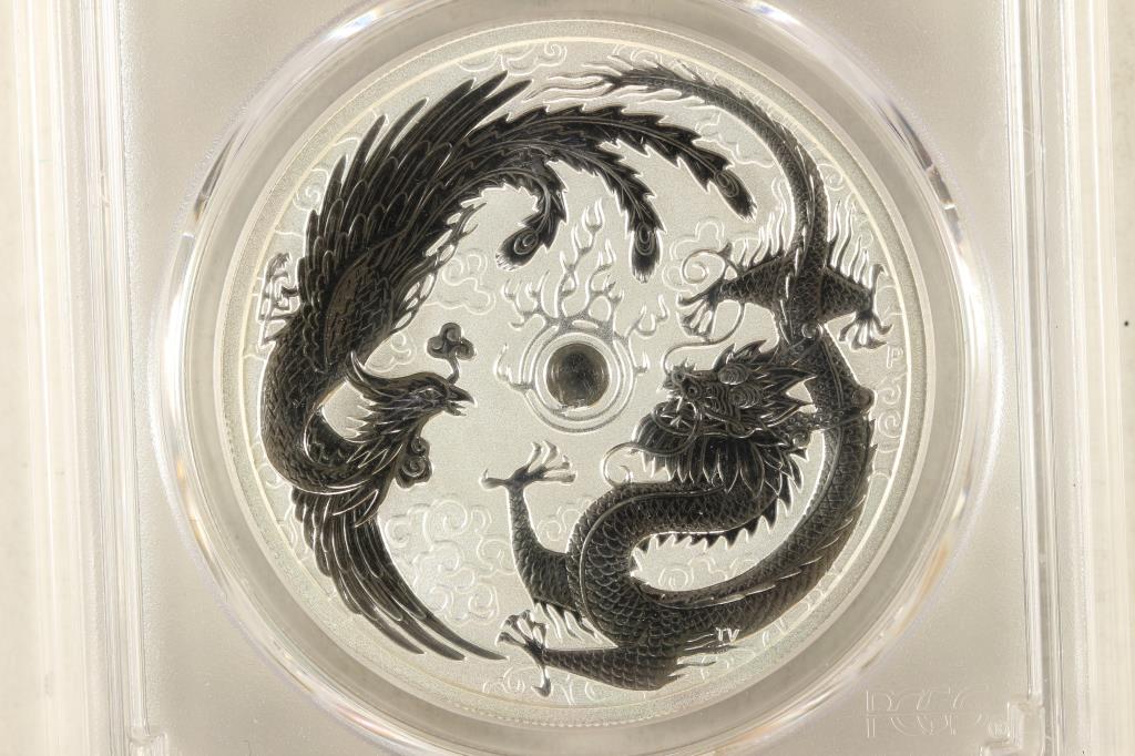 2017-P AUSTRALIA PHOENIX & DRAGON SILVER DOLLAR (1 of 3)