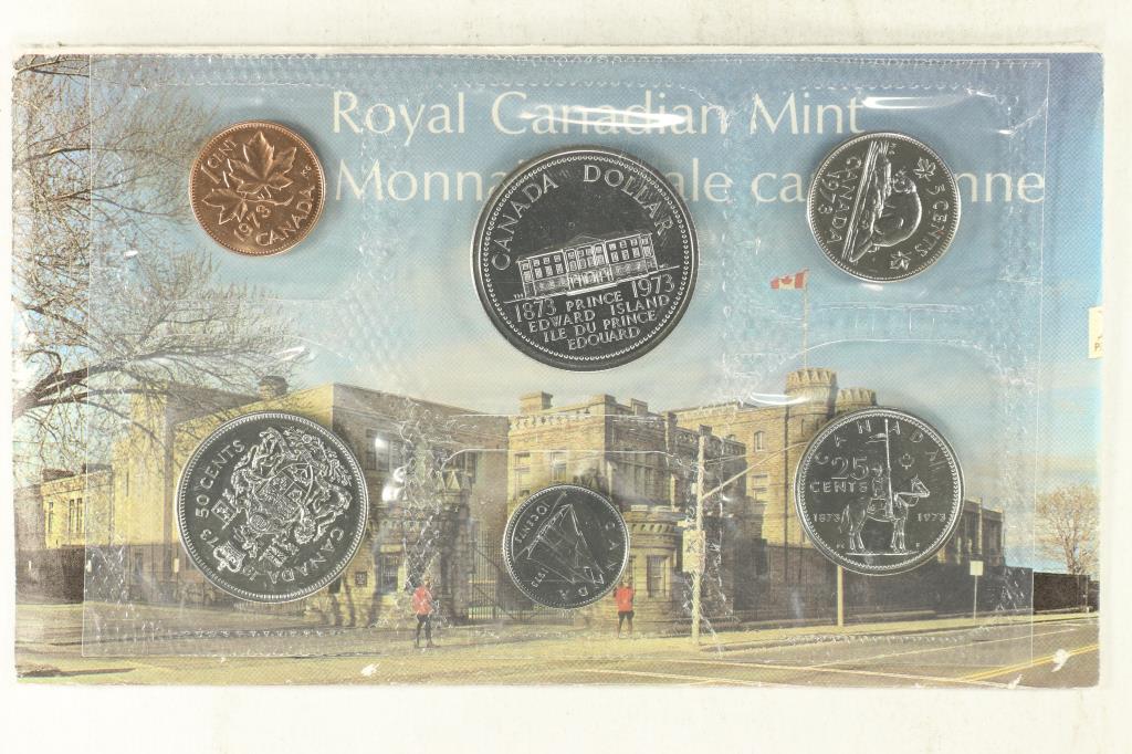 1973 CANADA UNC SET ORIGINAL ROYAL CANADIAN MINT (1 of 2)