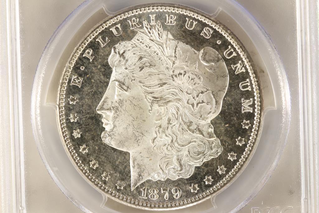 1879-S MORGAN SILVER DOLLAR PCGS MS65 (1 of 3)