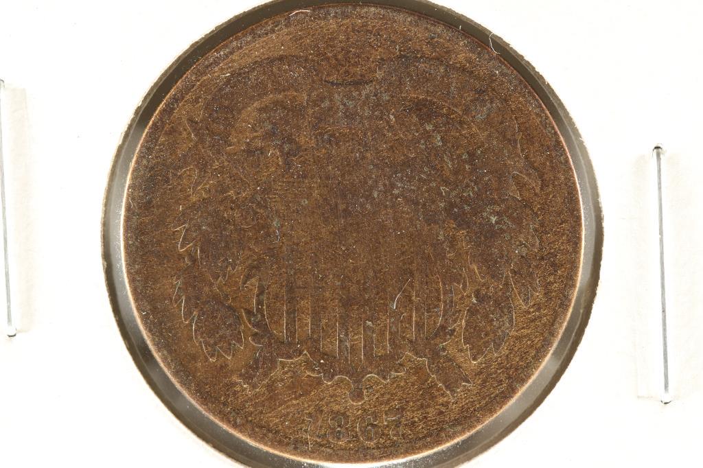 1867 US TWO CENT PIECE (1 of 2)