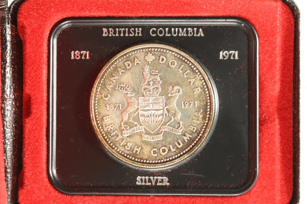1971 CANADA BRITISH COLUMBIA PROOF SILVER DOLLAR (1 of 3)