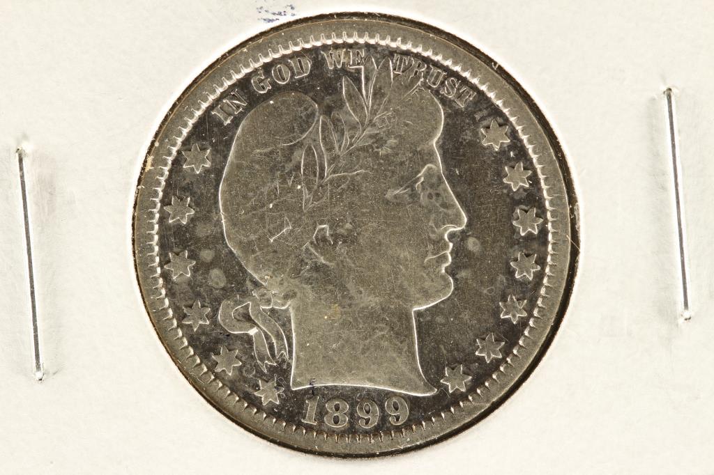 1899-O BARBER QUARTER (FINE) (1 of 2)
