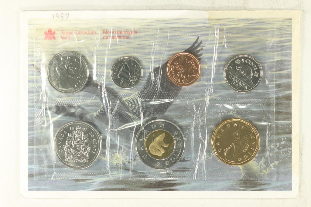 1997 CANADA UNC SET ORIGINAL ROYAL CANADIAN MINT (1 of 2)