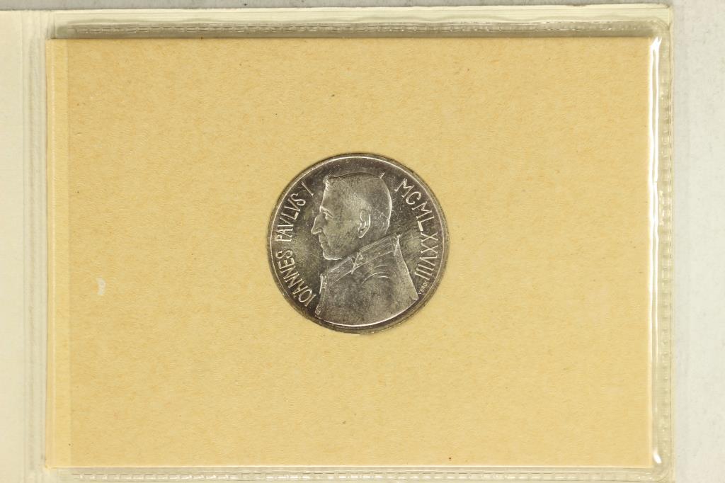 1978 VATICAN SILVER 1000 LIRES BRILLIANT UNC (1 of 3)