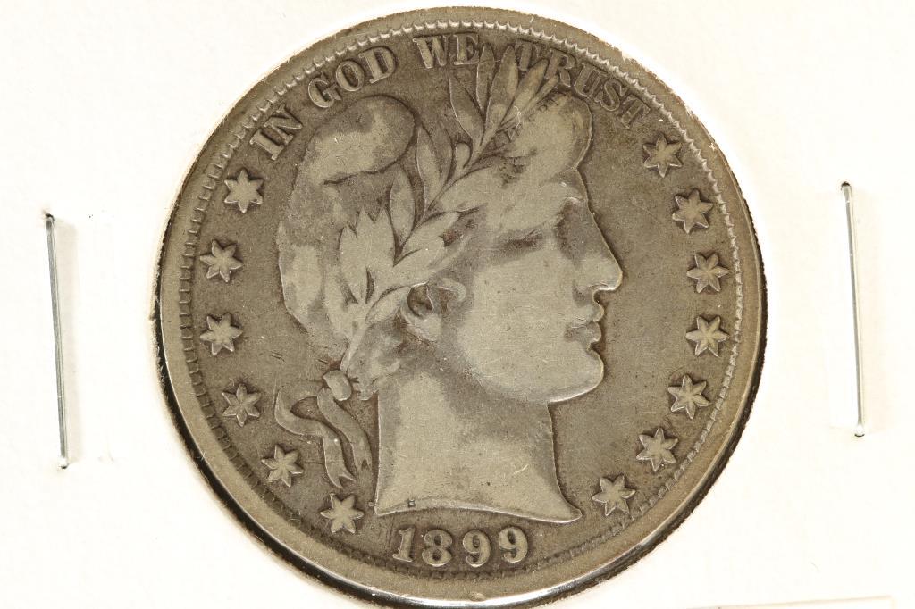 1899 BARBER HALF DOLLAR (FINE) (1 of 2)