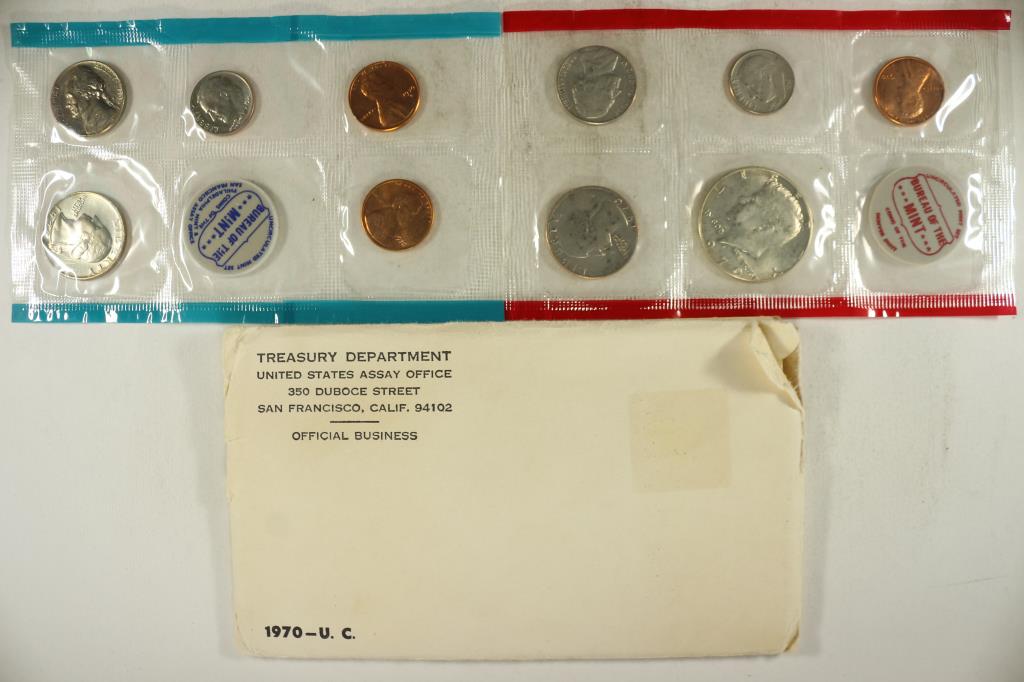 1970 US MINT SET (UNC) P/D/S (WITH ENVELOPE) (1 of 2)