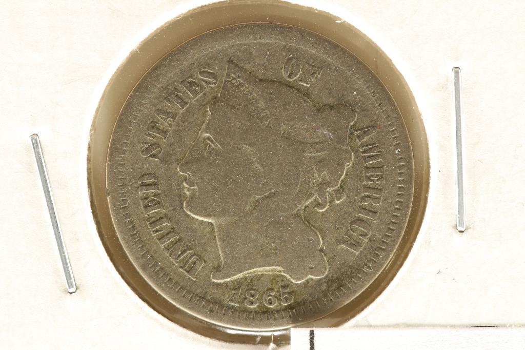 1865 THREE CENT PIECE (NICKEL) (1 of 2)