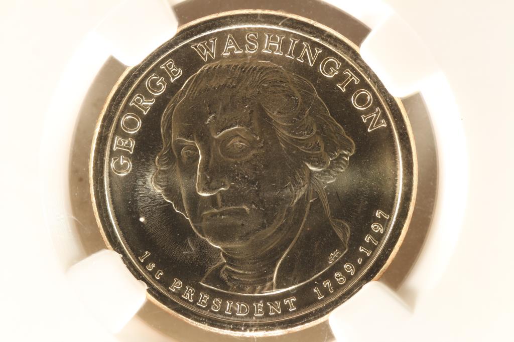 ERROR 2007 WASHINGTON DOLLAR MISSING EDGE LETTERS (1 of 3)