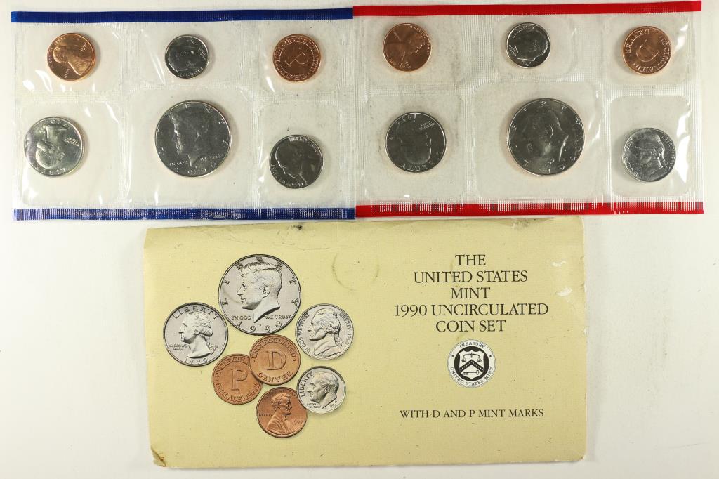 1990 US PROOF SET (WITH BOX) (1 of 2)