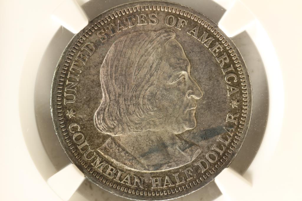 1892 COLOMBIAN EXPOSITION HALF DOLLAR NGC MS62 (1 of 3)