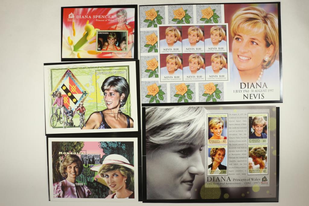 PRINCESS DIANA STAMP COLLECTION INCLUDES (1 of 1)