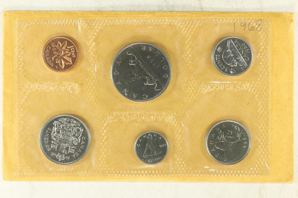 1968 CANADA (PF LIKE) SET WITH ENVELOPE (1 of 2)