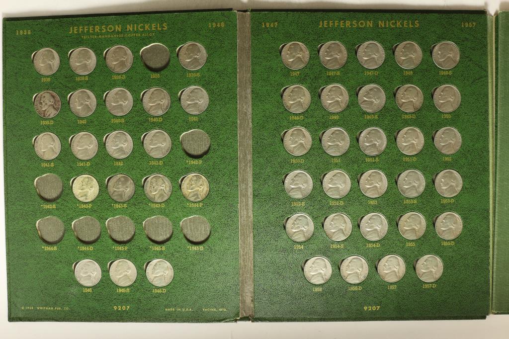 JEFFERSON NICKEL ALBUM 1938-1988 109 NICKELS (1 of 3)
