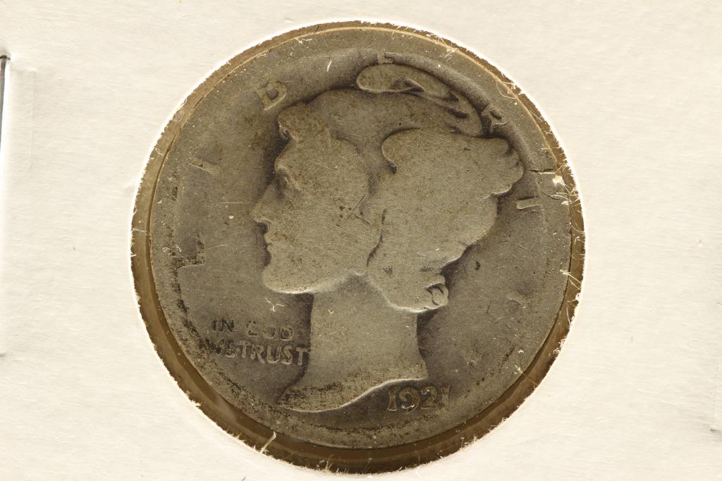 1921 MERCURY DIME KEY DATE (1 of 2)