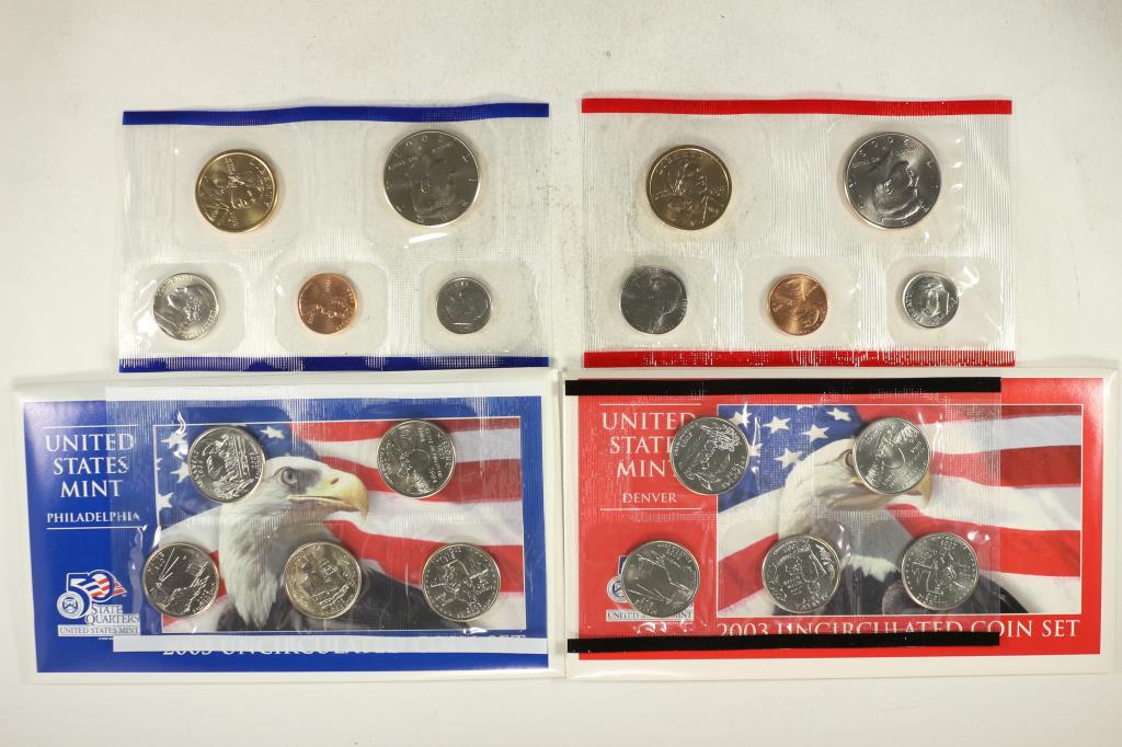 2003 US MINT SET (UNC) P/D WITH ORIGINAL MINT PACKAGING (1 of 2)