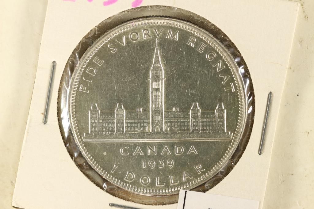 1939 CANADA SILVER DOLLAR BRILLIANT UNC (1 of 2)
