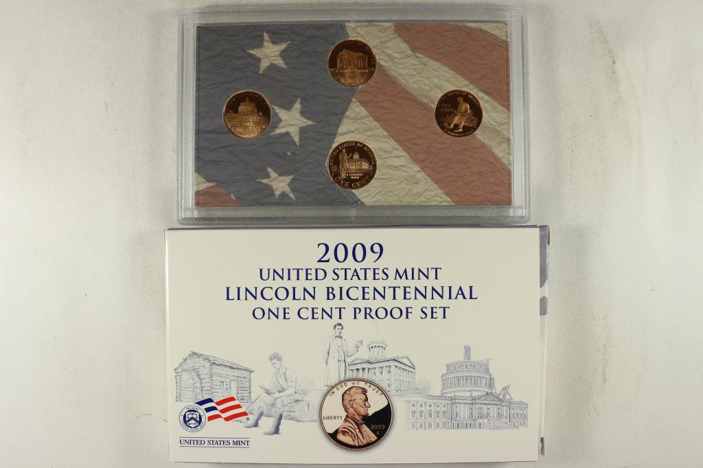 2009 US MINT LINCOLN BICENTENNIAL 1 CENT PF SET (1 of 2)
