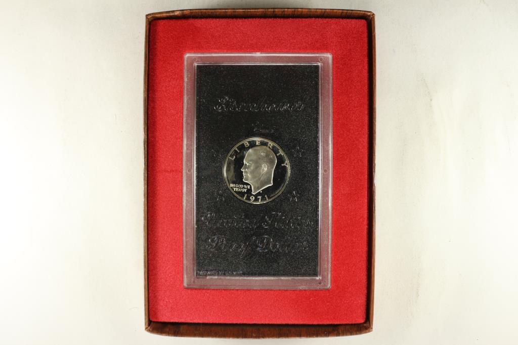 1971-S IKE SILVER DOLLAR (BROWN PACK) (1 of 3)