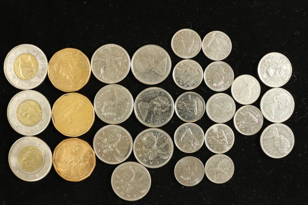 $12.10 FACE VALUE MODERN CANADIAN COINAGE (1 of 2)