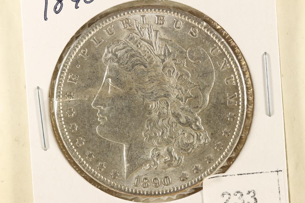 1890 MORGAN SILVER DOLLAR AU (1 of 2)