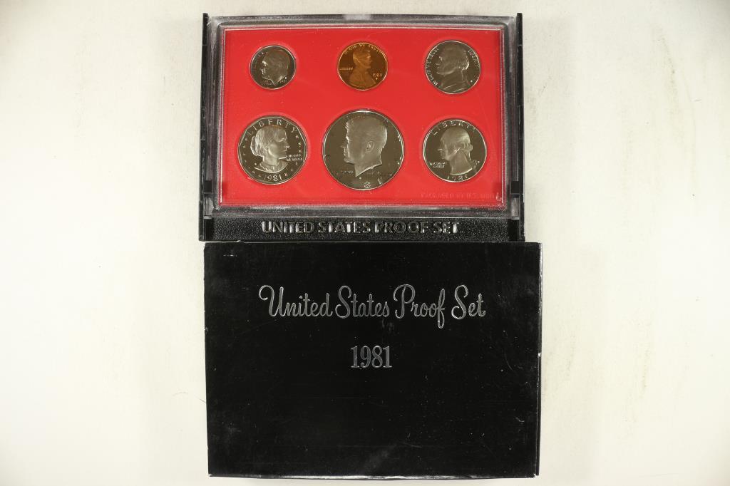 1981 US PROOF SET (WITH BOX) (1 of 2)