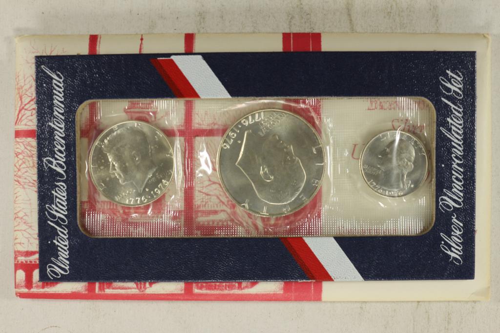 1976 US BICENTENNIAL SILVER UNC SET (1 of 2)