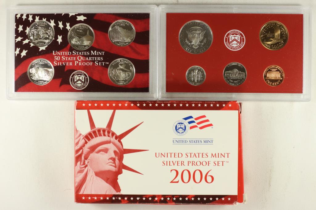 2006 US SILVER PROOF SET (WITH BOX) (1 of 2)