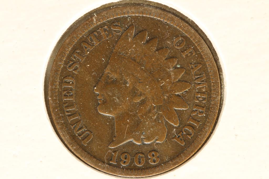 1908-S INDIAN HEAD CENT KEY DATE SOLID GOOD (1 of 2)