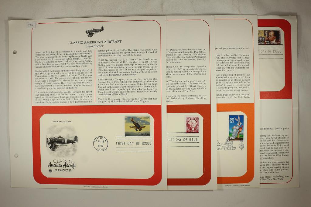 4 ASSORTED 1997 1ST DAY COVERS (1 of 4)