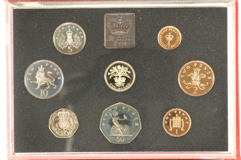 1984 UNITED KINGDOM PROOF COIN COLLECTION (1 of 4)
