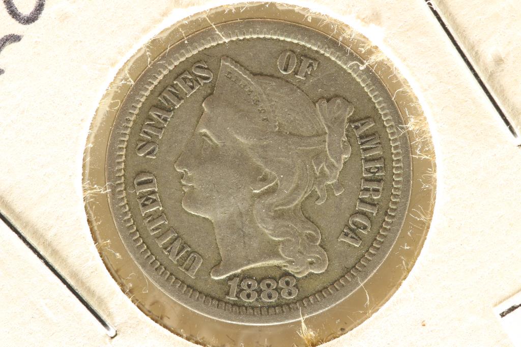 1888 THREE CENT PIECE (NICKEL) (1 of 2)