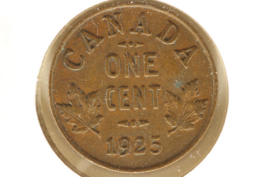 1925 CANADA CENT KEY DATE VERY GOOD (1 of 2)