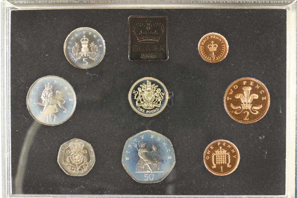 1983 UNITED KINGDOM PROOF COIN COLLECTION (1 of 3)