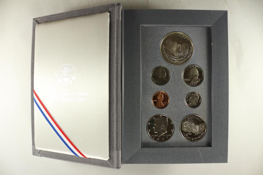 1991 US PRESTIGE PROOF SET MT. RUSHMORE (1 of 3)