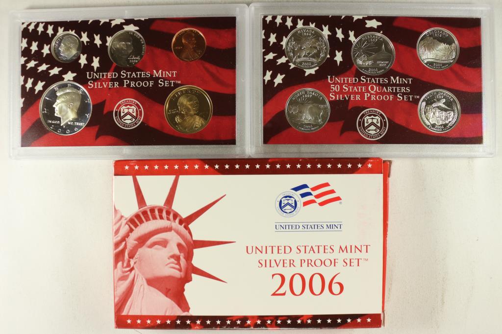 2006 US SILVER PROOF SET (WITH BOX) (1 of 2)