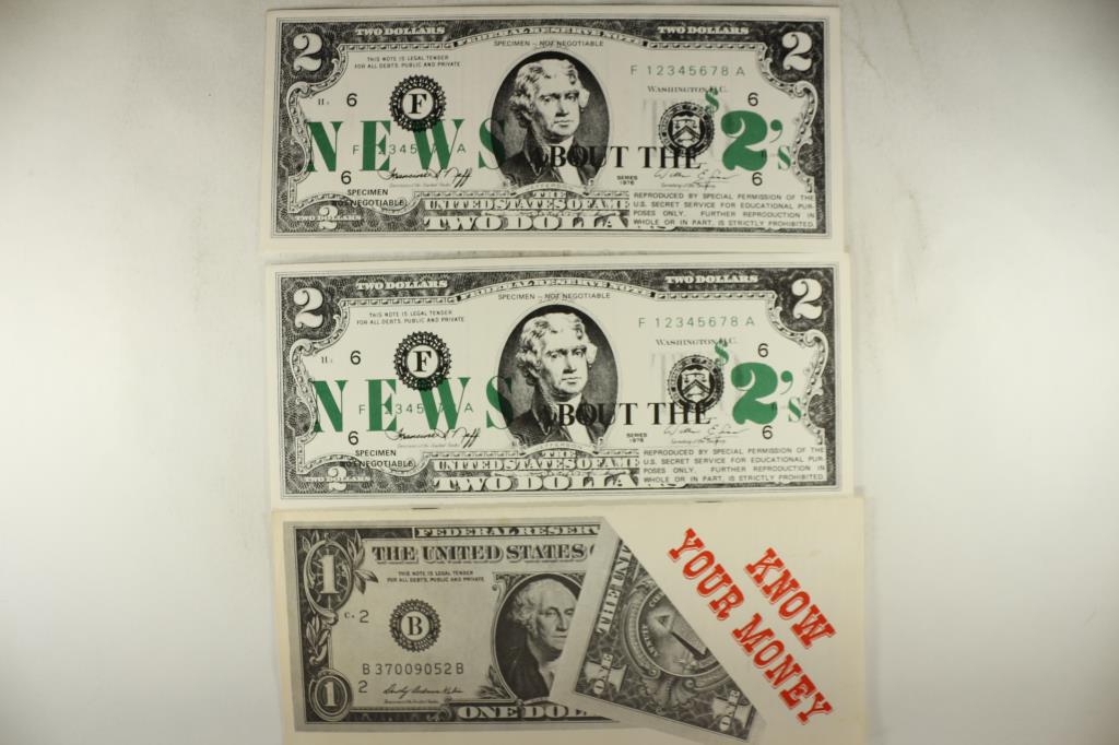 2-OVER SIZED 4'' X 9 1/8'' NEWS ABOUT THE (1 of 2)