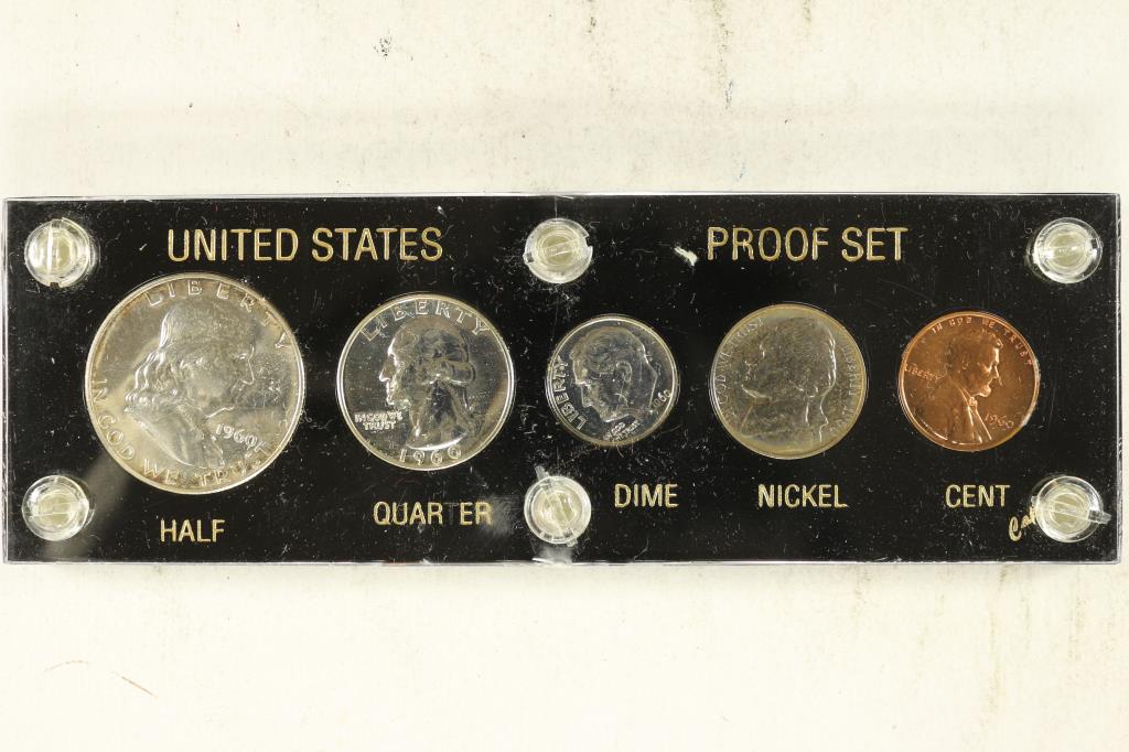 1960 SILVER US PROOF SET IN CAPITAL PLASTICS (1 of 2)