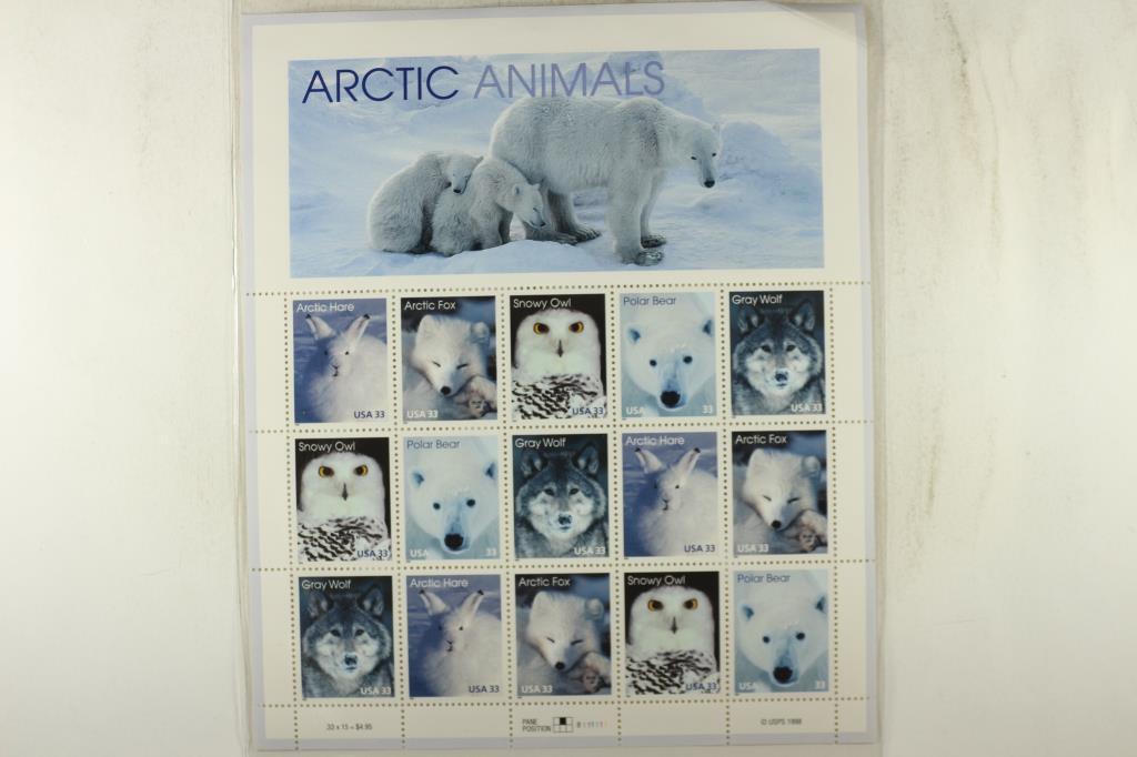 USPS MINT SHEET OF 15 X .33 CENT UNUSED ARCTIC (1 of 2)
