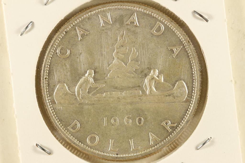 1960 CANADA SILVER DOLLAR .6000 OZ. ASW (1 of 2)
