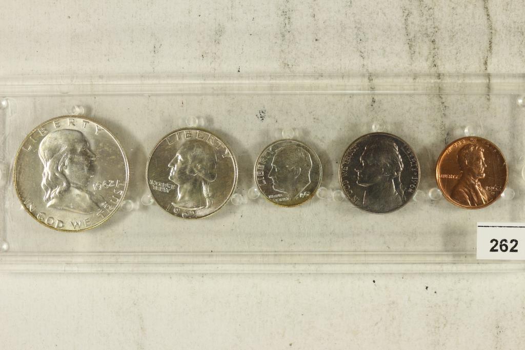 1962-D SILVER US YEAR SET, BRILLIANT UNC IN (1 of 2)
