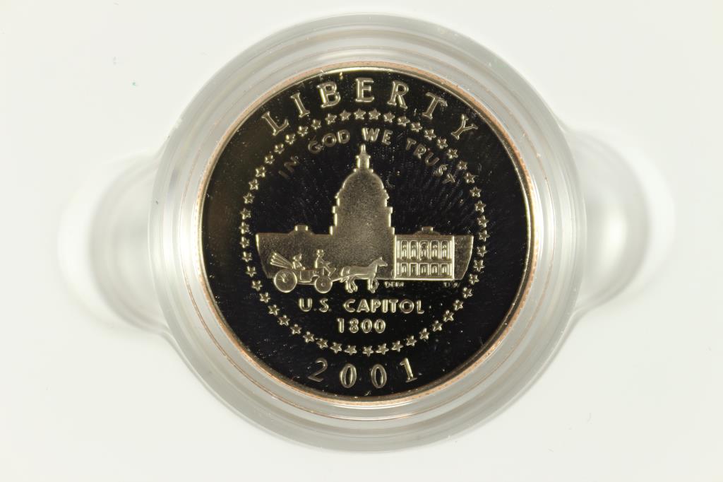 2001 CAPITOL VISITORS CENTER PROOF HALF DOLLAR (1 of 3)