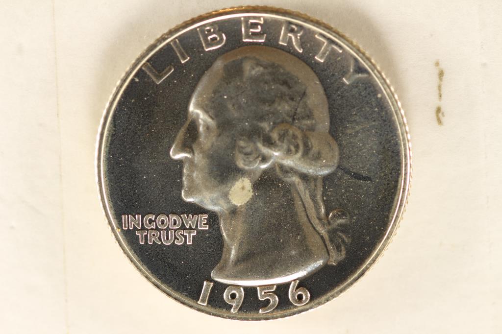 1956 PROOF WASHINGTON SILVER QUARTER (1 of 2)