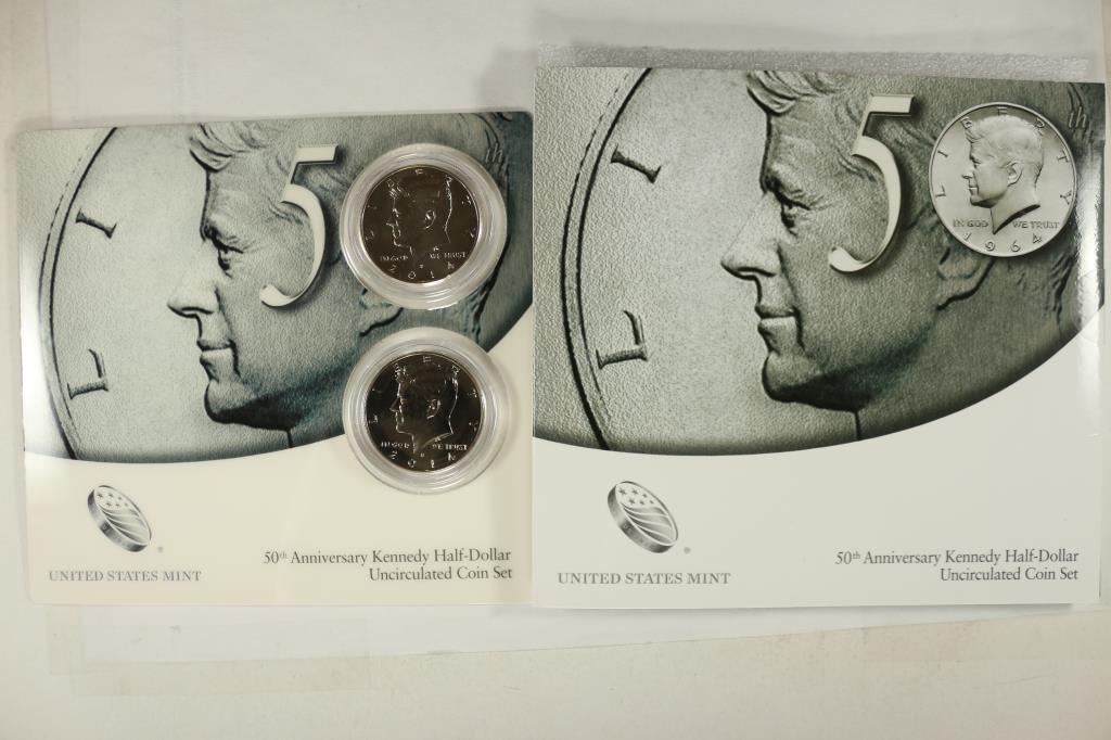 2014-P & D 50TH ANNIVERSARY KENNEDY HALF DOLLAR (1 of 3)