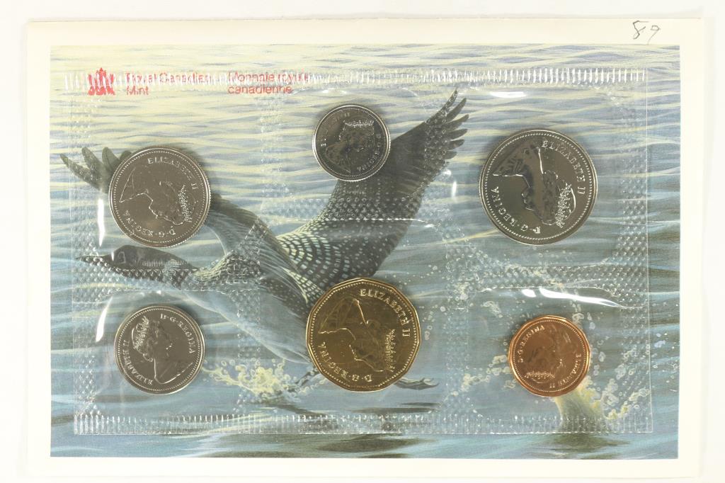 1989 CANADA UNC SET, ORIGINAL ROYAL CANADIAN (1 of 2)